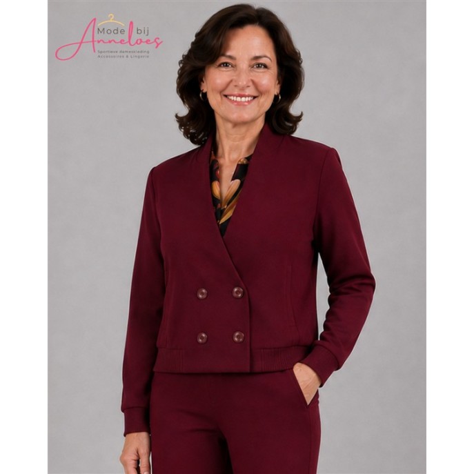 Batida Blazer Bomber 2566 Burgundy Batida Blazer Bomber 2566 Burgundy